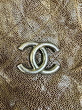 Load image into Gallery viewer, Chanel Brown Caviar Shoulder Hobo Bag
