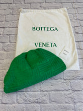 Load image into Gallery viewer, Bottega Veneta Green Terry Cloth Pouch Bag
