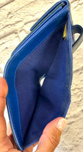Load image into Gallery viewer, Chanel Blue Patent Quilted Compact Wallet
