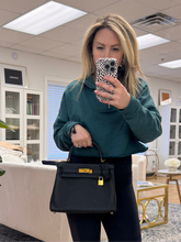 Load image into Gallery viewer, Hermes Kelly 28 Black Togo Reoturne with Gold Hardware
