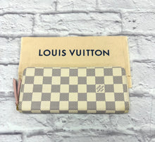 Load image into Gallery viewer, Louis Vuitton Damier Azur Clemence Full Zip Wallet
