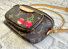 Load image into Gallery viewer, Louis Vuitton Murakami Cherries Mini Bumbag
