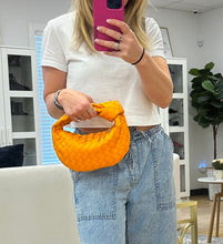 Load image into Gallery viewer, Bottega Veneta Intrecciato Tangerine Mini Jodie
