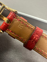 Load image into Gallery viewer, HERMES Kelly Ostrich Leather Red Strap
