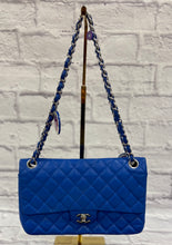 Load image into Gallery viewer, Chanel Electric Blue Seasonal Medium Single Flap
