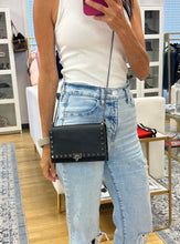 Load image into Gallery viewer, Valentino Black Rockstud Shoulder Bag
