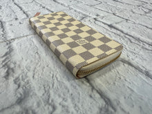 Load image into Gallery viewer, Louis Vuitton Damier Azur Clemence Zip Wallet
