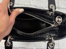 Load image into Gallery viewer, Dior Black Patent Medium Lady Dior
