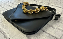 Load image into Gallery viewer, Bottega Veneta Black Calfskin Mount Envelope Bag
