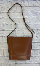 Load image into Gallery viewer, Celine Smooth Tan Calfskin Small Cuir Triomphe Bucket Bag
