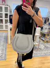Load image into Gallery viewer, Chloe Grey Medium Crossbody
