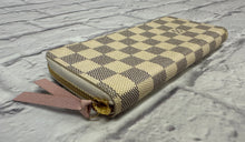 Load image into Gallery viewer, Louis Vuitton Damier Azur Clemence Full Zip Wallet
