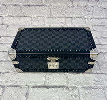 Load image into Gallery viewer, Louis Vuitton Custom Damier Graphite 8 Watch Trunk
