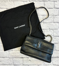 Load image into Gallery viewer, Saint Laurent West Hollywood Fold Over Leather Handbag
