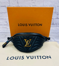 Load image into Gallery viewer, Louis Vuitton Black New Wave Bumbag
