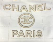 Load image into Gallery viewer, Chanel White Large Window Pane Deauville
