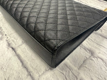 Load image into Gallery viewer, Saint Laurent Black Classic Large Monogram Envelope
