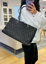 Load image into Gallery viewer, Chanel Black Caviar XL Grand Shopping Tote
