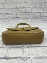 Load image into Gallery viewer, Saint Laurent Medium Natural Tan YSL Quilted Chain Shoulder Bag
