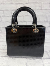 Load image into Gallery viewer, Dior Black Patent Medium Lady Dior
