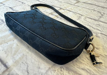 Load image into Gallery viewer, Gucci Black Monogram GG Pochette
