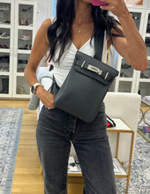 Load image into Gallery viewer, Hermes Black Togo Leather Hac A Dos PM
