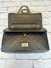 Load image into Gallery viewer, Chanel Black Crinkled Calfskin Jumbo Reissue Double Flap
