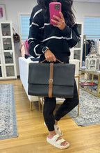 Load image into Gallery viewer, Hermes Black Etriviere Briefcase
