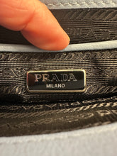 Load image into Gallery viewer, Prada Blue Calf Skin Chain Crossbody
