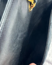Load image into Gallery viewer, Chanel Vintage Quilted Black Lambskin Shoulder Bag
