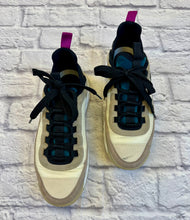 Load image into Gallery viewer, Chanel Woman’s CC Cap Toe Logo Suede/Mixed Fabric Sneakers 37.5
