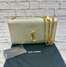 Load image into Gallery viewer, Saint Laurent Kate Metallic Shoulder Bag
