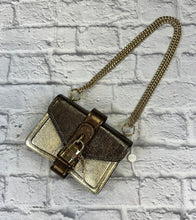 Load image into Gallery viewer, Chloe Metallic Padlock Small Crossbody Bag
