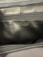 Load image into Gallery viewer, Chanel Vintage Quilted Black Lambskin Shoulder Bag
