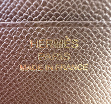Load image into Gallery viewer, Hermes Medor Etoupe Gray Studded Card Holder
