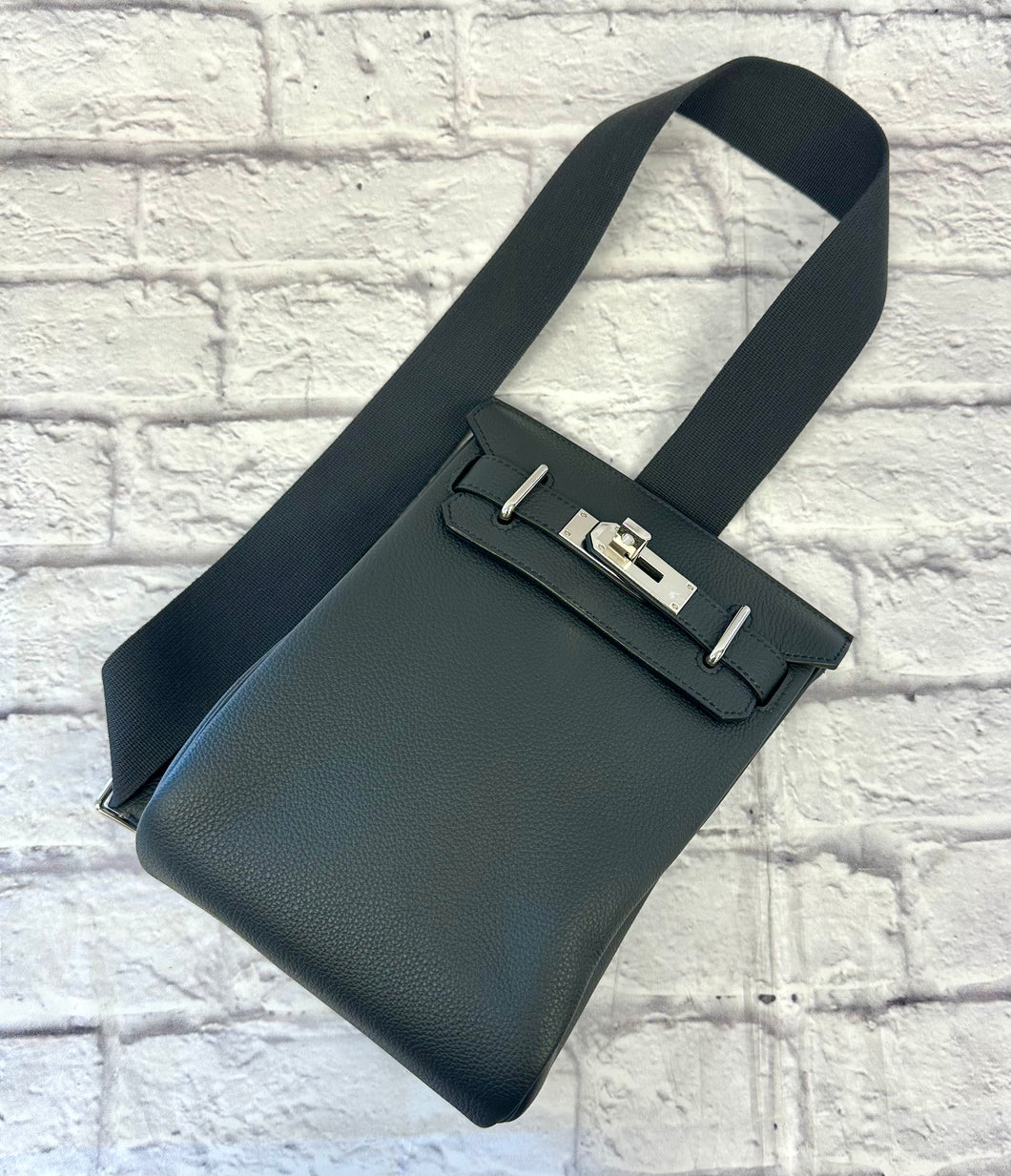 Hermes Black Togo Leather Hac A Dos PM