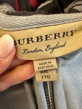 Load image into Gallery viewer, Burberry Clarendon Zip Up Check Hoodie Light Blue Sz XXL
