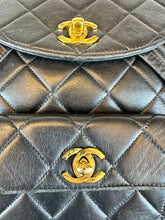 Load image into Gallery viewer, Chanel Vintage Black Duma Backpack
