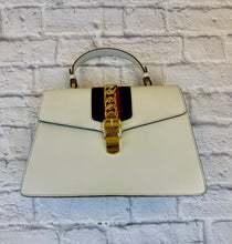 Load image into Gallery viewer, Gucci White Leather Medium Sylvie
