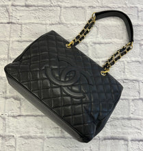 Load image into Gallery viewer, Chanel Black Caviar GST With Gold Hardware
