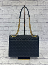 Load image into Gallery viewer, Saint Laurent Black Classic Large Monogram Envelope
