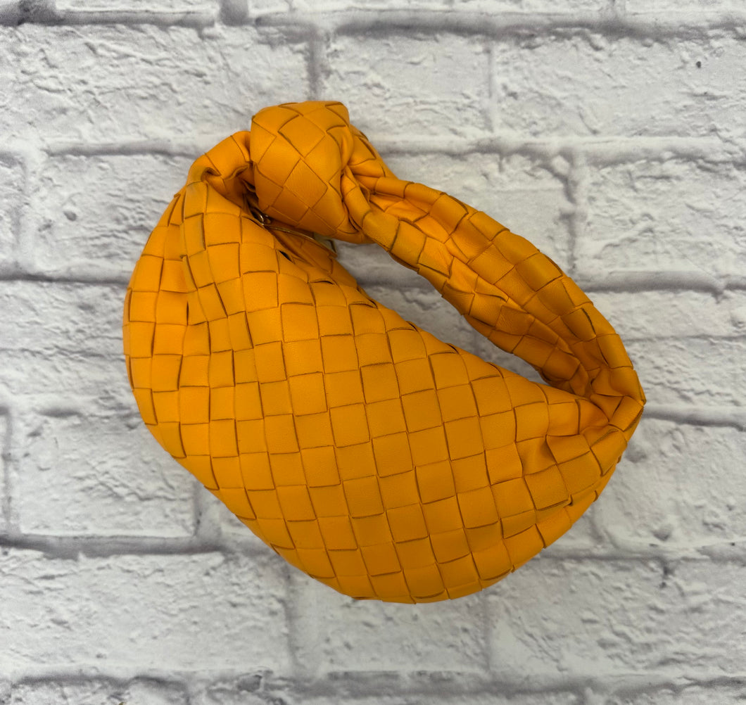 Bottega Veneta Intrecciato Tangerine Mini Jodie