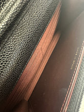 Load image into Gallery viewer, Chanel Black Caviar Leather Wallet on chain, Gold Hardware
