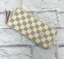 Load image into Gallery viewer, Louis Vuitton Damier Azur Clemence Full Zip Wallet
