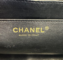 Load image into Gallery viewer, Chanel Black Caviar Jumbo Single Flap Gold Toned Hardware
