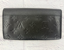 Load image into Gallery viewer, Louis Vuitton Black Empriente Flap Wallet
