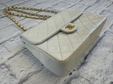 Load image into Gallery viewer, Chanel White Square Vintage Mini Flap Bag
