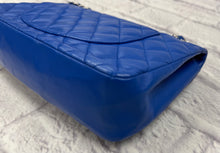 Load image into Gallery viewer, Chanel Electric Blue Seasonal Medium Single Flap
