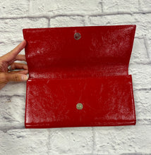 Load image into Gallery viewer, Saint Laurent Red Patent Clutch
