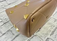 Load image into Gallery viewer, Valentino Roman Rock Stud Poudre Top Handle Bag W/Strap
